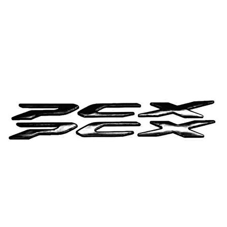Gear5 Sele Altı Yazı Seti Siyah - Honda PCX