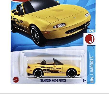 Hot Wheels Tekli Arabalar  '91 Mazda MX-5 Miata - HTD80
