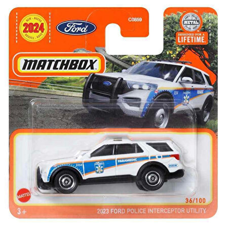 Matchbox 2023 Ford Police İnterceptor Utility