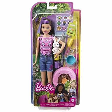 Barbie'nin Kız Kardeşleri Kampa Gidiyor Oyun Seti Stacie Bebek