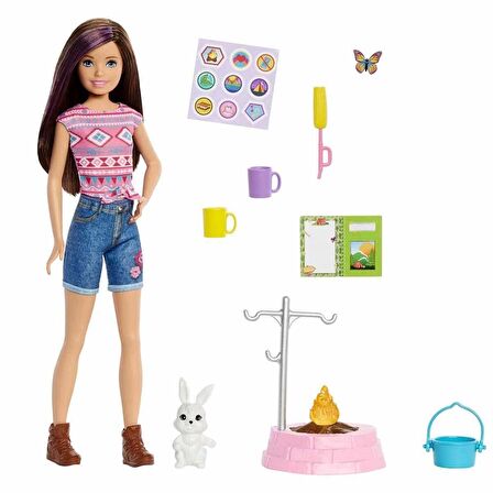 Barbie'nin Kız Kardeşleri Kampa Gidiyor Oyun Seti Stacie Bebek