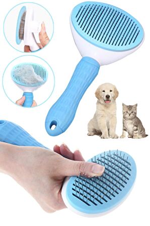 Kedi Fırça ve Tarağı Kıl Tüy Toplama Basmalı Tiftik Kedi Köpek Evcil Hayvan Temizleme Masaj Aleti