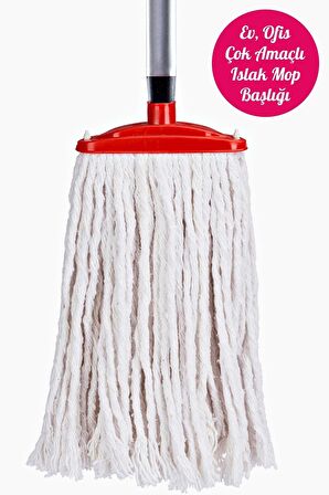 Örgülü Mikro Fiber Mop Bezi Çok Amaçlı Pamuklu Islak Mop Başlığı 30 cm