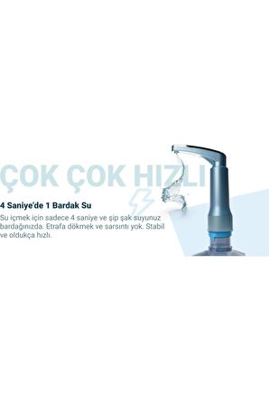 TOUCH ELECTRİC PUMP  USB ŞARJLI & OTOMATİK DAMACANA SU POMPASI BATARYA MODELİ