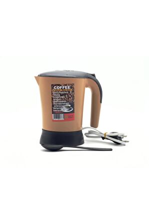 Kettle Elektrikli Mini Su Isıtıcı Kahve Makinesi karıştırıcı kaşık 600 Ml