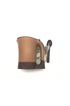 Kettle Elektrikli Mini Su Isıtıcı Kahve Makinesi karıştırıcı kaşık 900 Ml