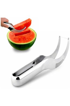 Paslanmaz Çelik Pratik Kavun & Karpuz Dilimleyici - Melon Slicer