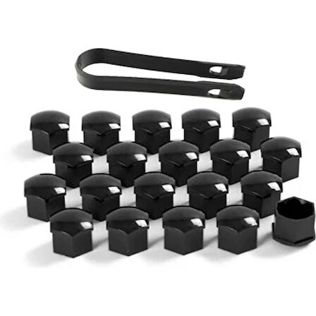 EGEA STATİON WAGON 2015-2016-2017-2018-2019 MODEL ARASI UYUMLU (20 ADET) BİJON KAPAĞI TAKIM PİYANO SİYAH 1z0601173