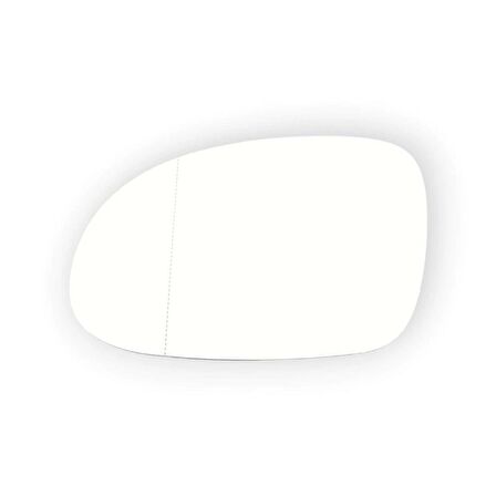 VOLKSWAGEN PASSAT B5,5 SOL(ŞÖFOR) DİKİZ AYNA CAMI ISITMALI ELEKTRİK 2003-2004-2005 1K0857521