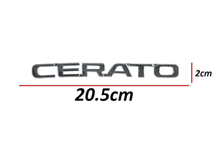 KİA CERATO BAGAJ CERATO YAZISI 2009-2010-2011-2012-2013-2014-2015 86310-2F500