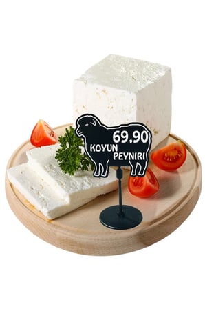 PVC Yaz Sil Ayaklı Etiket Tutuculu Kuzu / Koyun Fiyat Etiketi 10 lu Pk.