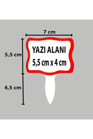 Tatlıcı Baharatçı Kuruyemişçi Mini Fiyat Etiketi 20 li Pk