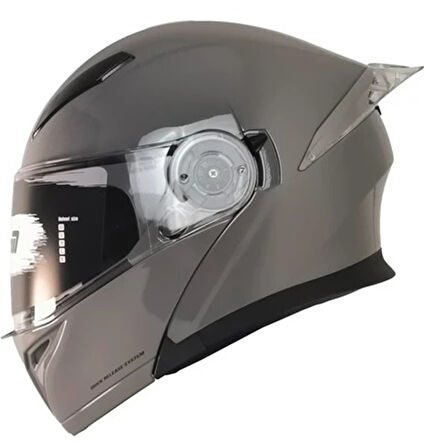 Free-M 965 Çene Açılır Vizörlü Kask Nardo Gri