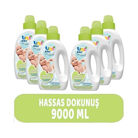 Uni Baby Çamaşır Deterjanı Sensitive 1500ML Hassas Dokunuş 6 Adet