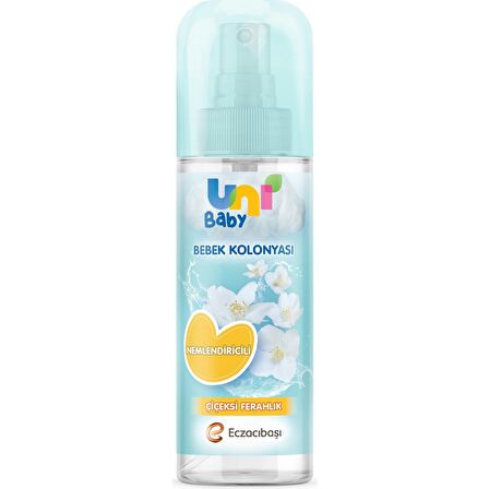 Uni Baby Kolonya Çiçeksi Kokular 150 ml x 6 Adet