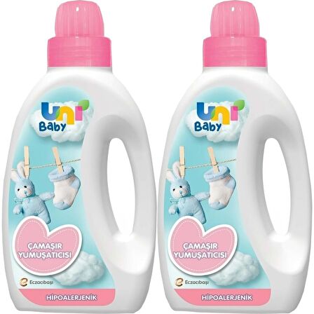 Uni Baby Çamaşır Yumuşatıcısı 1500 ml 2 Adet