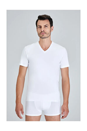 Antonio  Basic V Yaka Erkek T-shirt-fanila