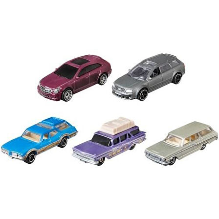 Matchbox Metal Beşli Araba Seti MBX WAGONS C1817-GVY40