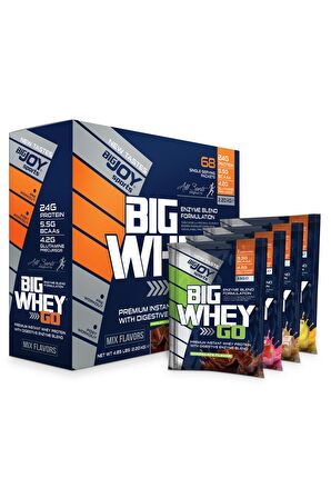 Bigjoy Sports Bigwheygo Whey Protein Tozu 68 Saşe Mix (4 Aroma)