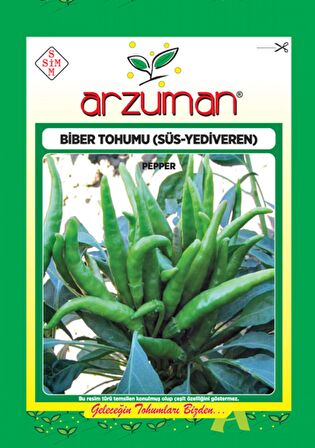 YEDİVEREN TURŞULUK ACI SÜS BİBERİ TOHUMU (5GR)