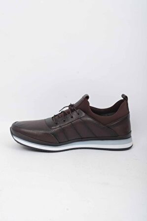 KAHVE HAKİKİ DERİ ERKEK CASUAL AYAKKABI CHELSY