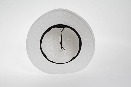 Çiçek Şeritli Kadın Şapka 1297