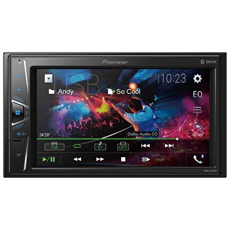 Pioneer Dmh-g221bt 6,2" Double Teyp Bluetooth Usb 4X50W Mirrorlink