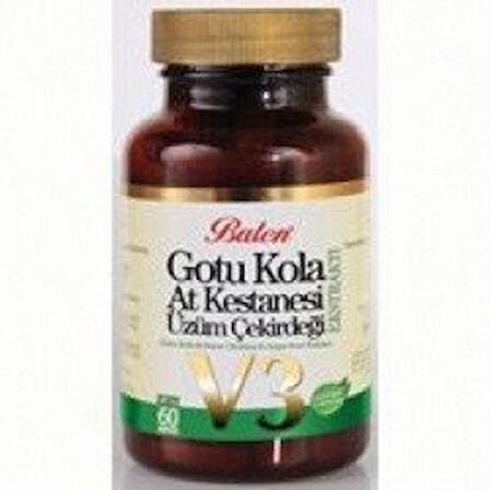 Balen Gotu Kola&At Kestanesi&Üzüm Çekirdeği - 60 Kapsül