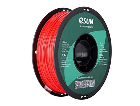 Esun PLA+ Filament 1.75 Mm Kırmızı