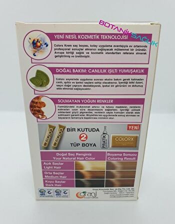 Colorx Saç Boyası İkili Set - 8.33 AÇIK KARAMEL