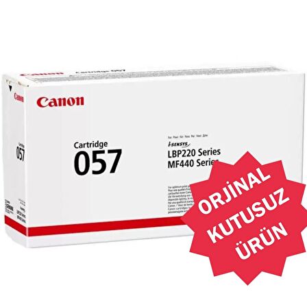 Canon CRG-057 (3009C002) Siyah Orjinal Toner