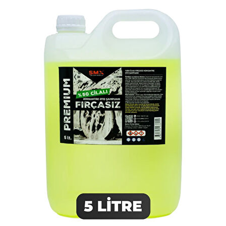 Premium %50 Cilalı Fırçasız Oto Şampuanı 5 lt.