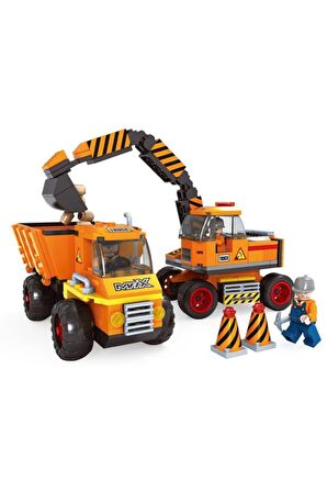 Ausini İnşaat Araçları Lego Construction Set 317 Parça Lego