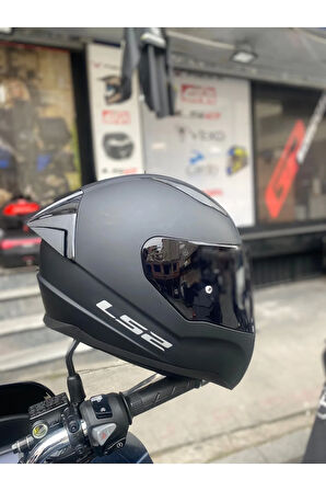 Rapıd Mat Siyah Kask - Siyah Vizör Spoiler