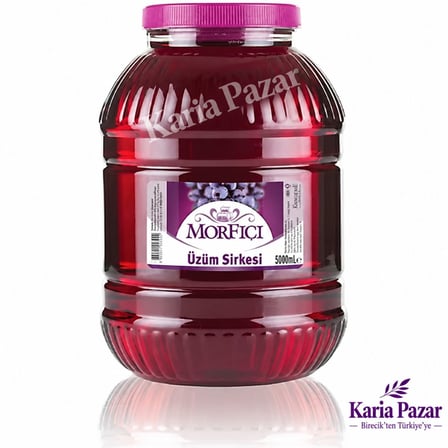 Mor Fıçı Üzüm Sirkesi 5 lt x 2 Adet | 10 lt Turşuluk Sirke