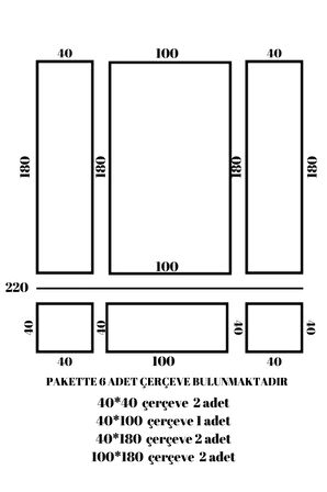 Boyanabilir Duvar Çıtası 2,5 Cm (KESİMLİ HAZIR PAKET)