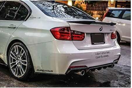 F30 M4 BMW F30 YARASA Bagaj Üstü Spoyler - Spoiler Boyalı Parlak