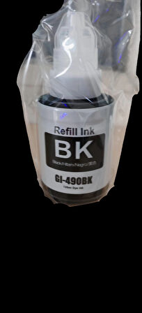 Canon Pixma GI-490 BK Siyah Muadil Mürekkep