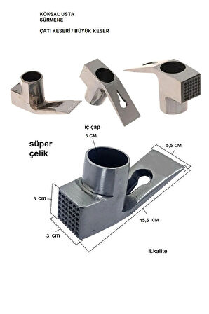 Sürmene Köksal Usta Dövme Çelik Usta Çatı Keseri Büyük Boy
