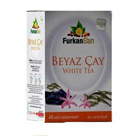 Furkan Sarı Beyaz Çay 40lı Süzen Poşet