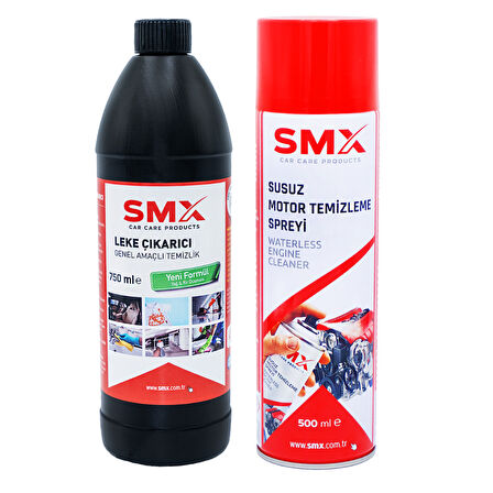 Susuz Motor Temizleme Spreyi 500 Ml + Ağır Yağ Çözücü 750 Ml