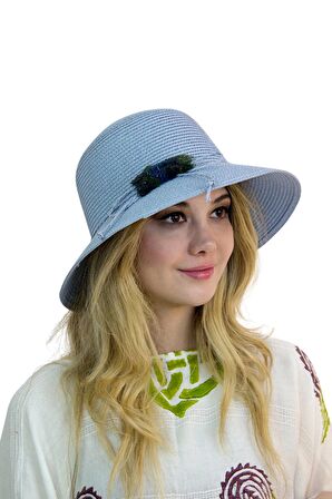 Kadın Hasır Şapka 3851