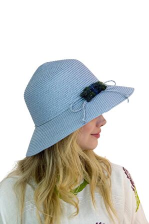 Kadın Hasır Şapka 3851