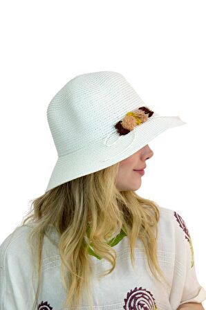 Kadın Hasır Şapka 3851