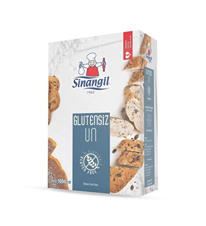 Sinangil Çölyak Hastaları Için Glutensiz Un 1 Kg 2 Adet