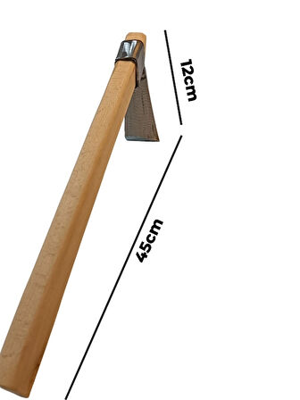 Sürmene Makas Çeliği Kazma Bahçe Tarla Hobi 45cm