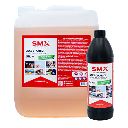 Leke Çıkarıcı /Genel Amaçlı Temizlik Ürünü 5 Lt. + Nano Temizleyici Genel Amaçlı Temizlik Ürünü 750ml