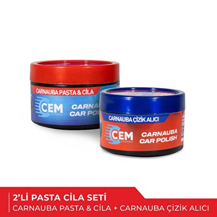 CEM CAR CARE Pasta Cila ve Çizik Alıcı 2'Li Avantaj Paket