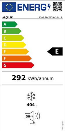 Arçelik 2782 EB Çekmeceli Derin Dondurucu