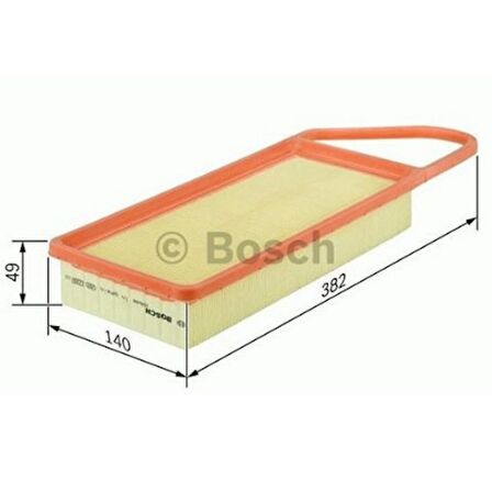 Peugeot 206 307 Hava Filtresi 1.4 HDİ Bosch 0986TF0097(kutusuz) (2001-2009)